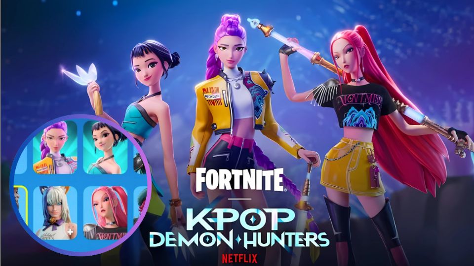 K-Pop Demon Hunters llega a Fortnite