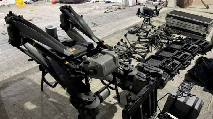 Cae en Reynosa 'el señor de los drones' con 18 aparatos voladores, listos para ser activados