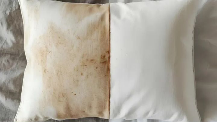 Adiós a las manchas amarillas de tus almohadas; este método para limpiarlas con ingredientes del hogar las dejará impecables
