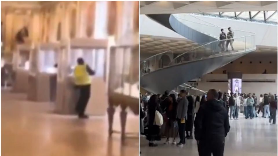Museo del Louvre: así fue grabado el robo