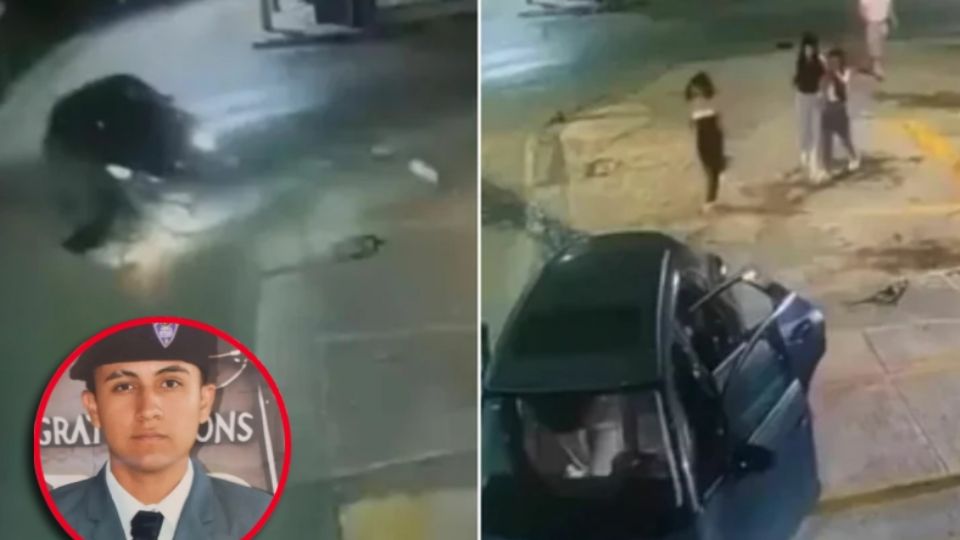 La camioneta fue localizada abandonada en otro punto del municipio, con daños severos en la parte frontal tras el atropellamiento