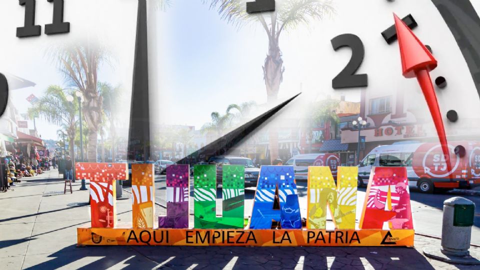 Cambio de horario en Baja California.