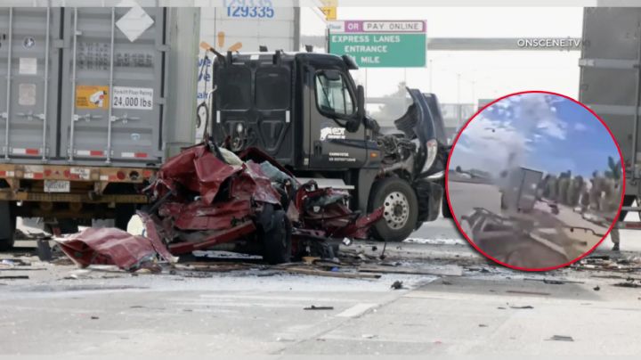 MOMENTO EXACTO en que trailero causa mortal accidente; iba bajo el influjo de drogas | VIDEO