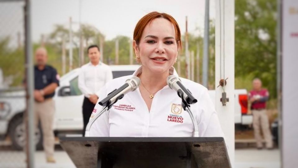 Carmen Lilia Canturosas, alcaldesa de Nuevo Laredo.