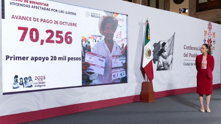 Lluvias en México: Gobierno de México entrega apoyos a más de 70 mil personas afectadas