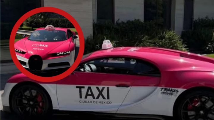 ¿Qué sabemos del Bugatti de más de 60 millones de pesos disfrazado de taxi en México?