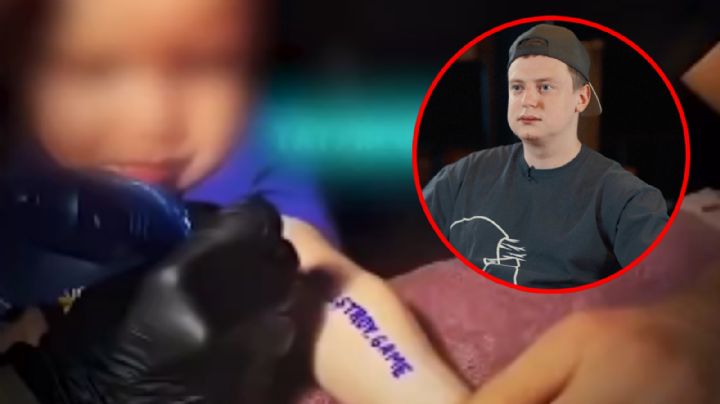 Pareja tatúa a su bebé de un año; querían ganarse el premio de un influencer | VIDEO
