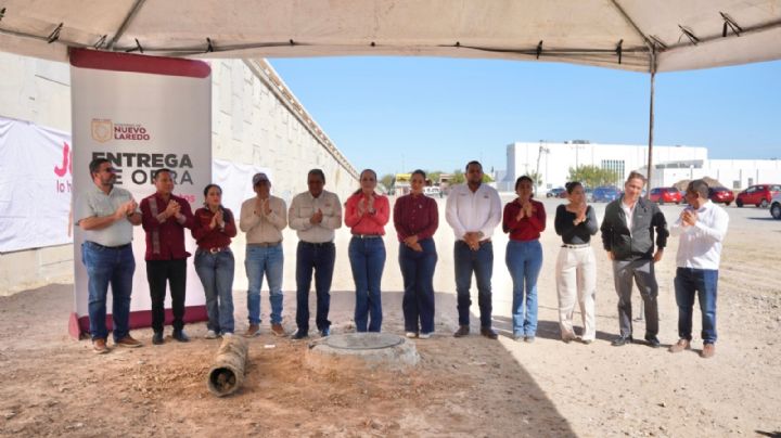 Mejoran en Nuevo Laredo infraestructura sanitaria y vial de tres colonias al poniente