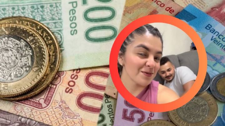 Pareja se vuelve viral tras romper su ‘cochinito’ después de 2 años ahorrando; ¿cuánto dinero juntó?