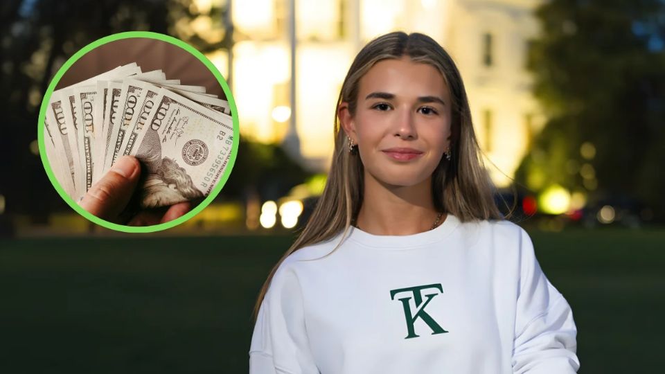 Kai Trump lanza sudaderas con sus iniciales