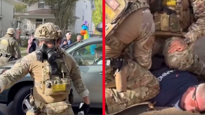 Indignación en Chicago: agentes fronterizos golpean a adulto mayor frente a niños disfrazados para Halloween