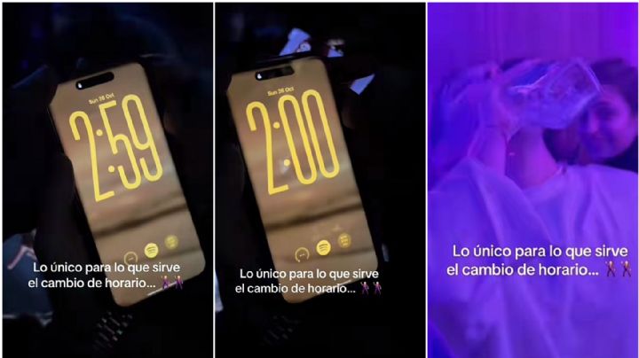 ‘Es una hora más de fiesta’: jóvenes celebran cambio de horario en vivo | VIDEO