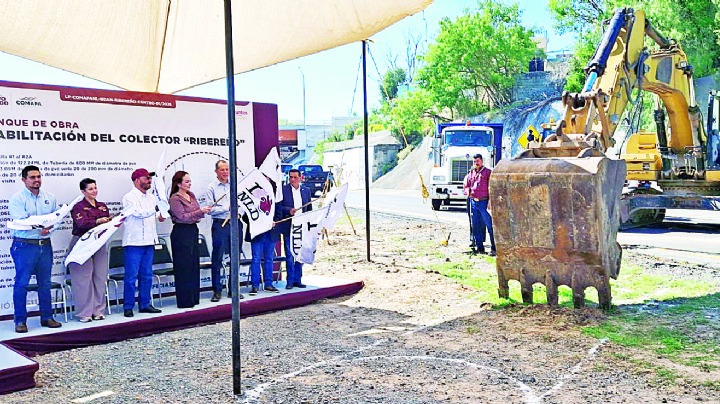 Inicia rehabilitación de colector Ribereño