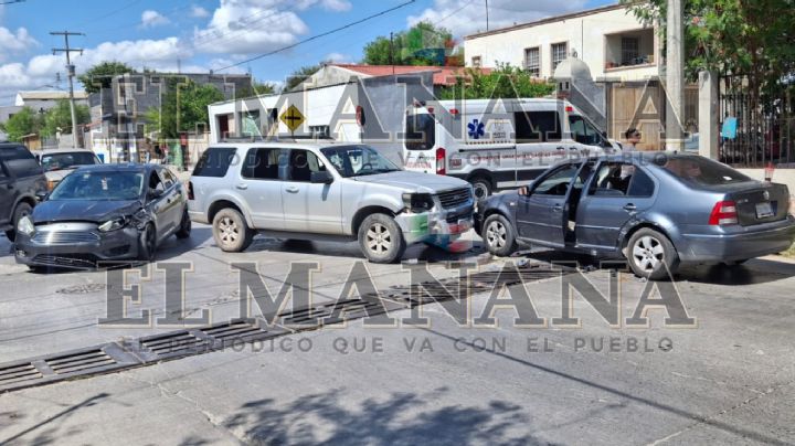 Dos mujeres y una niña se llevan el susto de su vida al ser chocadas en Nuevo Laredo