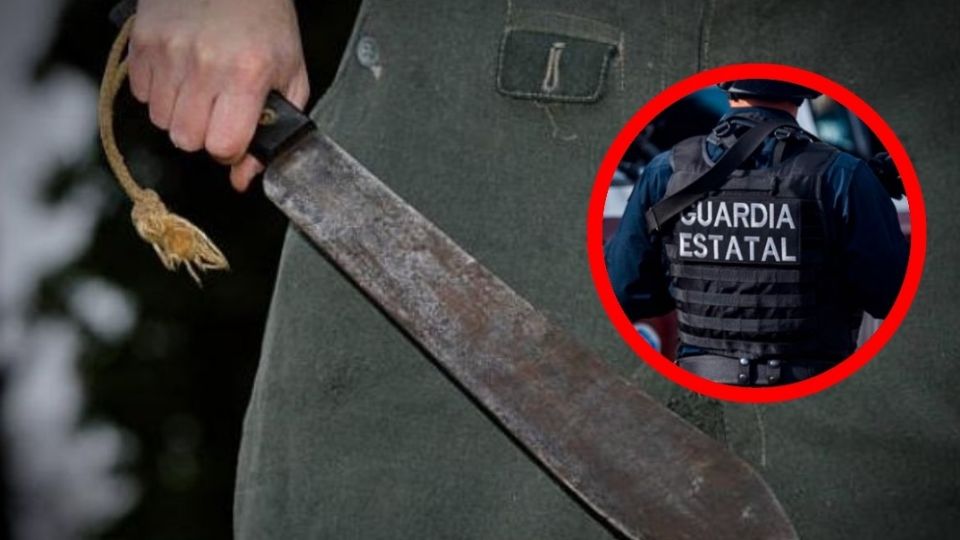 Ataque a machetazos.