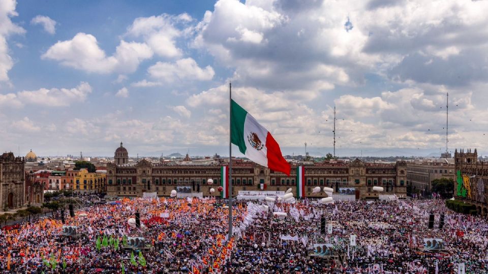 Zócalo de la Ciudad de México.