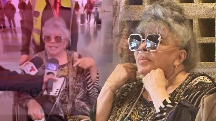 Verónica Castro es captada con tanque de oxígeno y silla de ruedas, este es su estado de salud