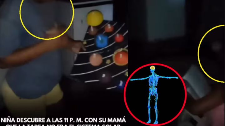 Madre hace maqueta del Sistema Solar... pero la tarea era del Sistema Nervioso | VIDEO