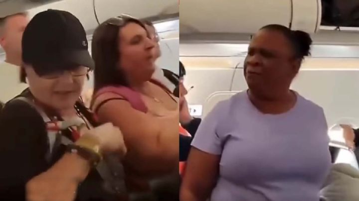 'Lady Avión': mujer bloquea la salida de pasajeros del avión para que su hija salga primero | VIDEO