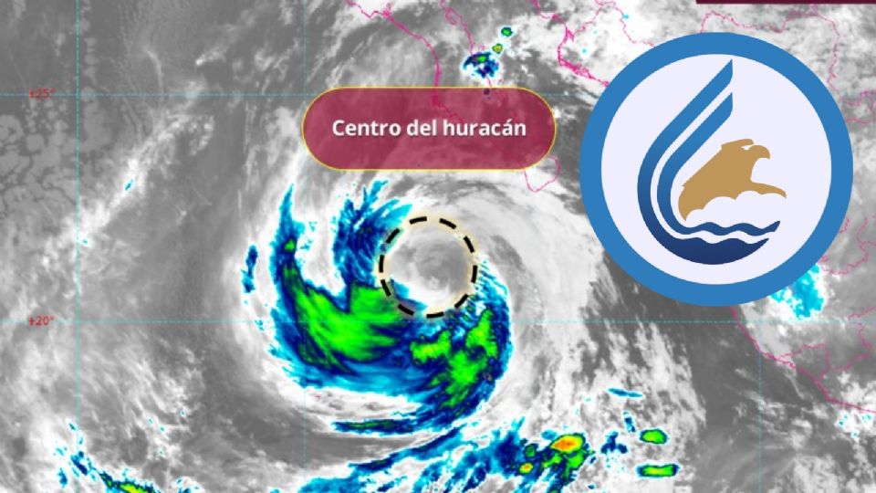 Conagua pronostica fuertes lluvias en estos estados por el huracán 'Priscilla'