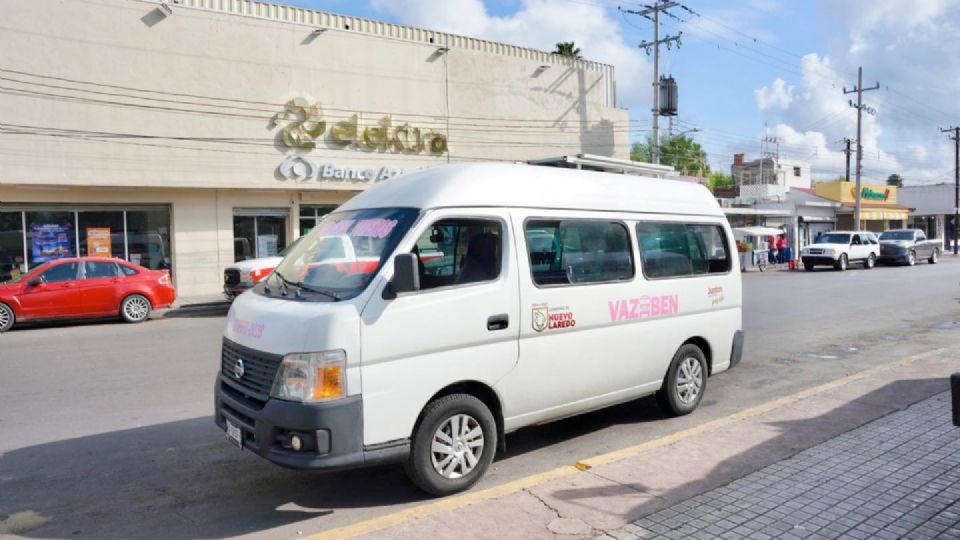 Conectan con vans el oriente de Nuevo Laredo.
