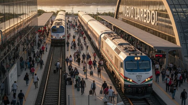 Así se vería el Tren México-Nuevo Laredo en FOTOS, según la Inteligencia Artificial