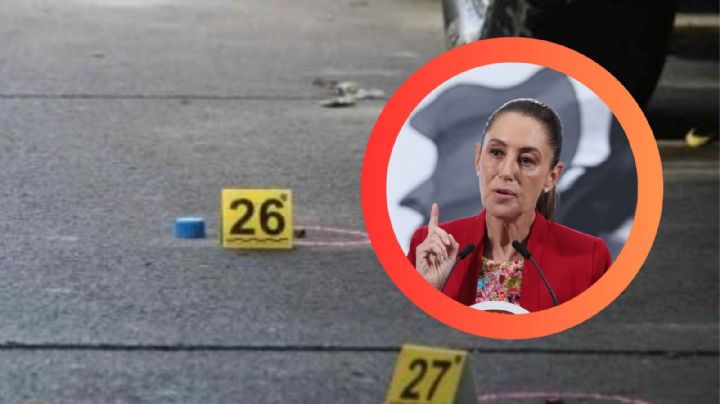 Gobierno de Sheinbaum destaca cifra récord; 32 asesinatos menos cada día en México
