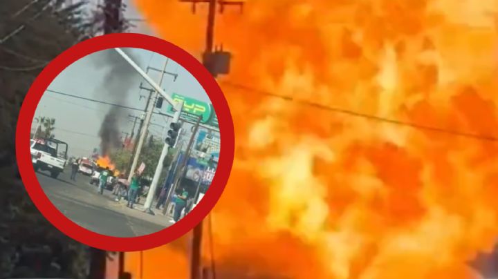 MOMENTO EXACTO en el que un camión con tanques de gas explota y causa terror en Mexicali