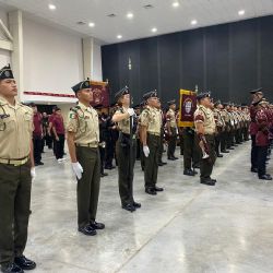 Destaca Bachillerato Militarizado de Reynosa en Nacional de Bandas de Guerra y Escoltas de Bandera