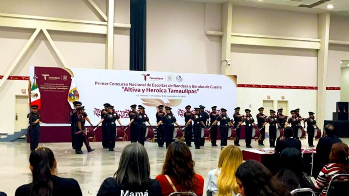 Banda de Guerra 'Pegasos' de Nuevo Laredo logra cuarto lugar en concurso nacional en Ciudad Victoria