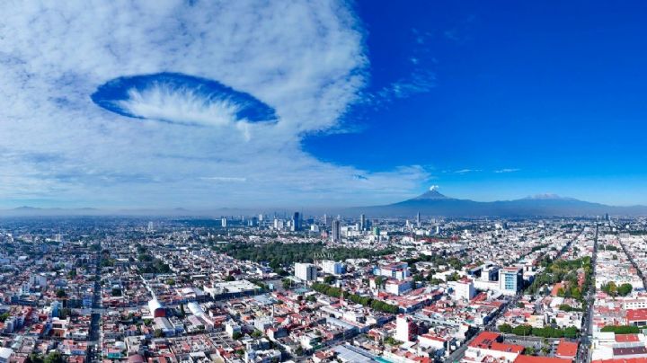 Extraño ‘agujero’ en el cielo sorprende a habitantes de Puebla; ¿de qué se trata?