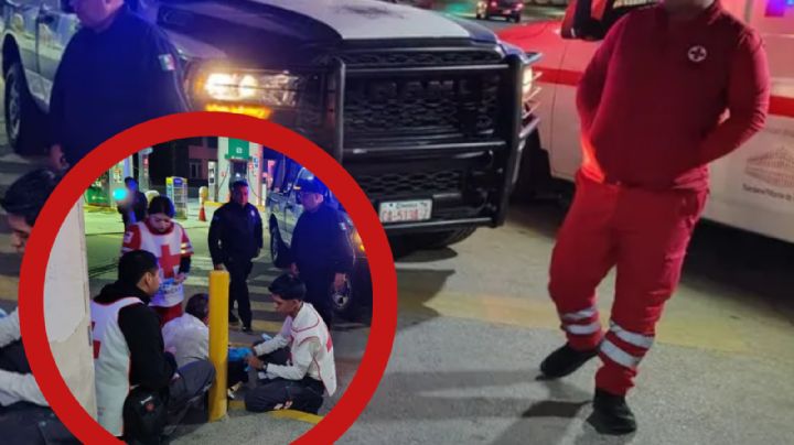 Abuelito cae al suelo y se abre aparatosamente la cabeza; había salido de un bar