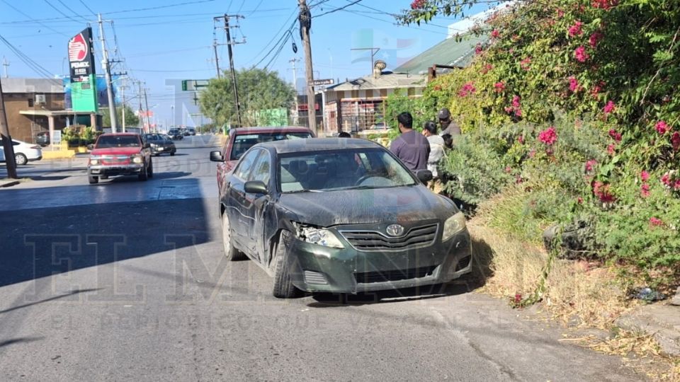 No hubo lesionados, pero sí daños materiales.