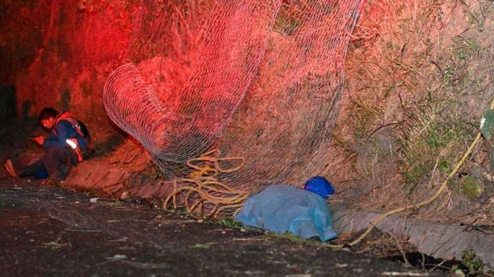 Trabajador muere tras caer más de 15 metros; instalaba una malla en carretera de Tamaulipas
