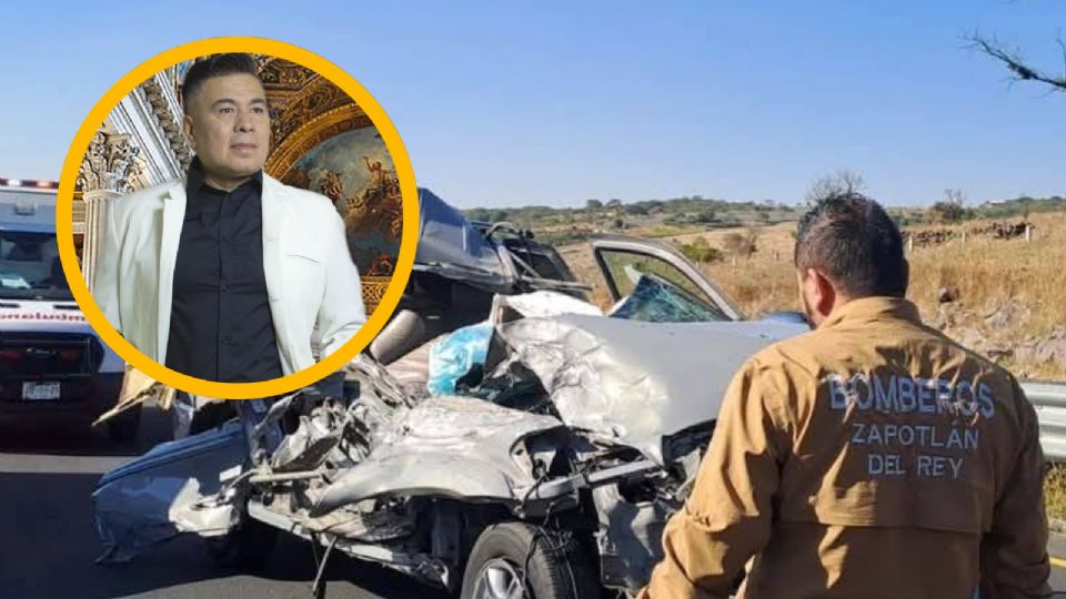 Hugo Gómez del Grupo El Tiempo sufre fuerte accidente en carretera