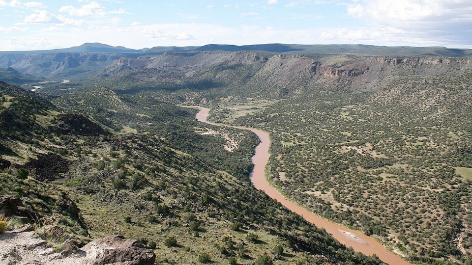 El río Bravo, la frontera acuática entre México y EU.