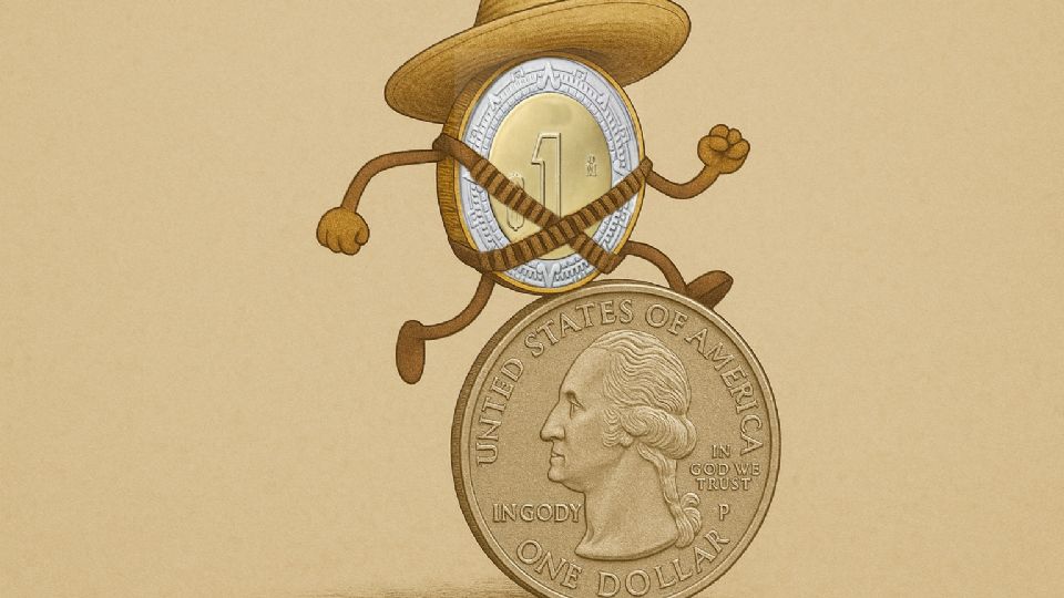 Peso anda muy 'enjundioso' frente al dólar.