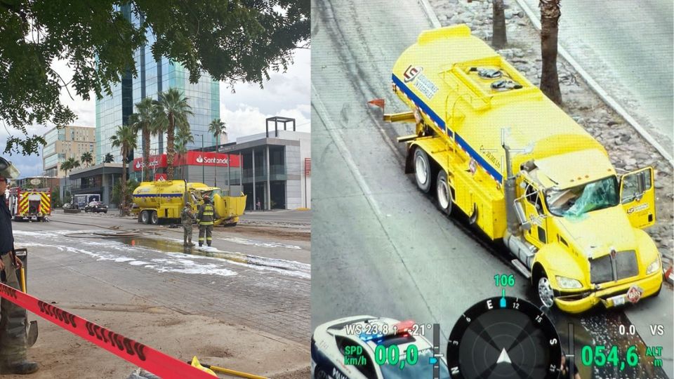 Roba pipa de combustible en Hermosillo; es detenido tras persecución, choques y disparos | VIDEO