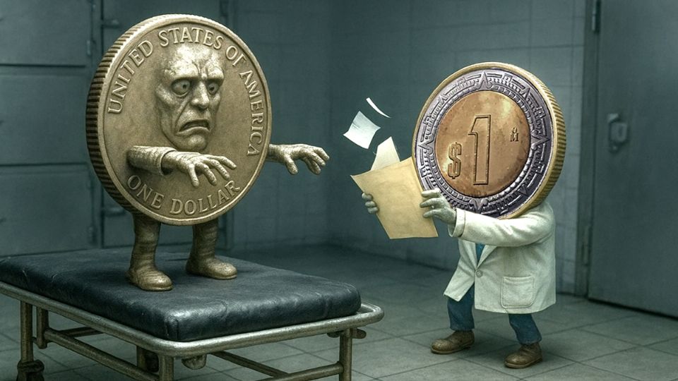 Vaya susto que le metió el dólar al peso.