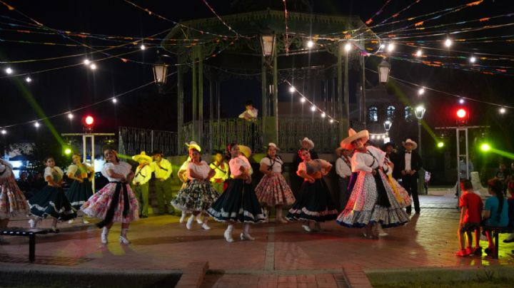 Plaza Juárez de Nuevo Laredo vive tarde de música, danza y tradición