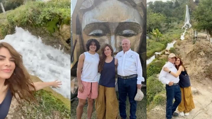 Gloria Trevi visita la Virgen de la Misericordia antes de su apertura; comparte emotivo recorrido en Tamaulipas