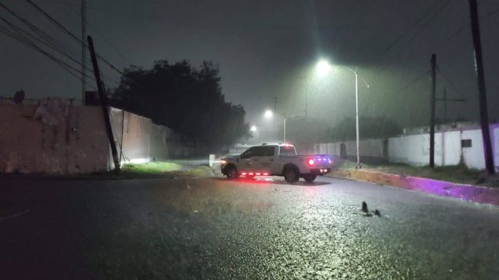 Tormenta en Nuevo Laredo deja 3 pulgadas de lluvia