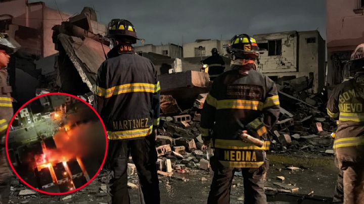 Masiva explosión en Nuevo León deja tres muertos; casa era usada como bodega de pirotecnia | VIDEO