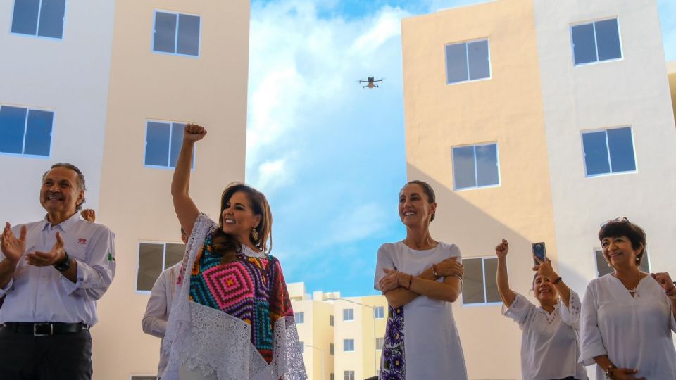 La gobernadora de Quintana Roo, agradeció a la presidenta el apoyo para garantizar el acceso a este derecho y reducir créditos que resultaban impagables