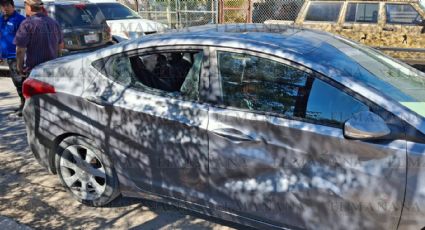 Motociclista termina lesionado; se estrelló contra un auto al poniente de Nuevo Laredo