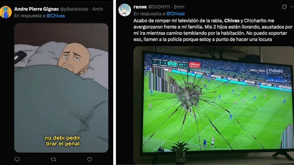 Las redes no perdonaron el error de Javier Hernández.