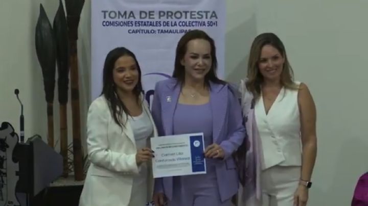 Comisiones Estatales de la Colectiva 50+1 en Tamaulipas toman protesta
