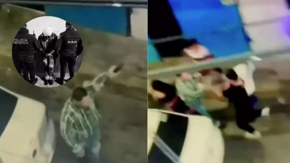 El sujeto, envalentonado por el arma de fuego, amenazó a sus vecinos, quienes lo desarmaron al acabársele las balas