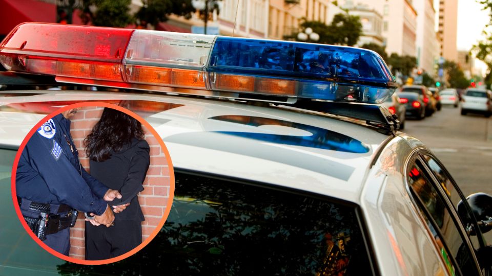 Mujer detenida tras choque