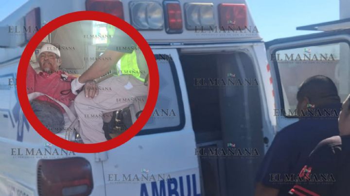 Abuelito queda malherido tras ser atropellado brutalmente en Reservas Territoriales; chofer de camioneta se fuga